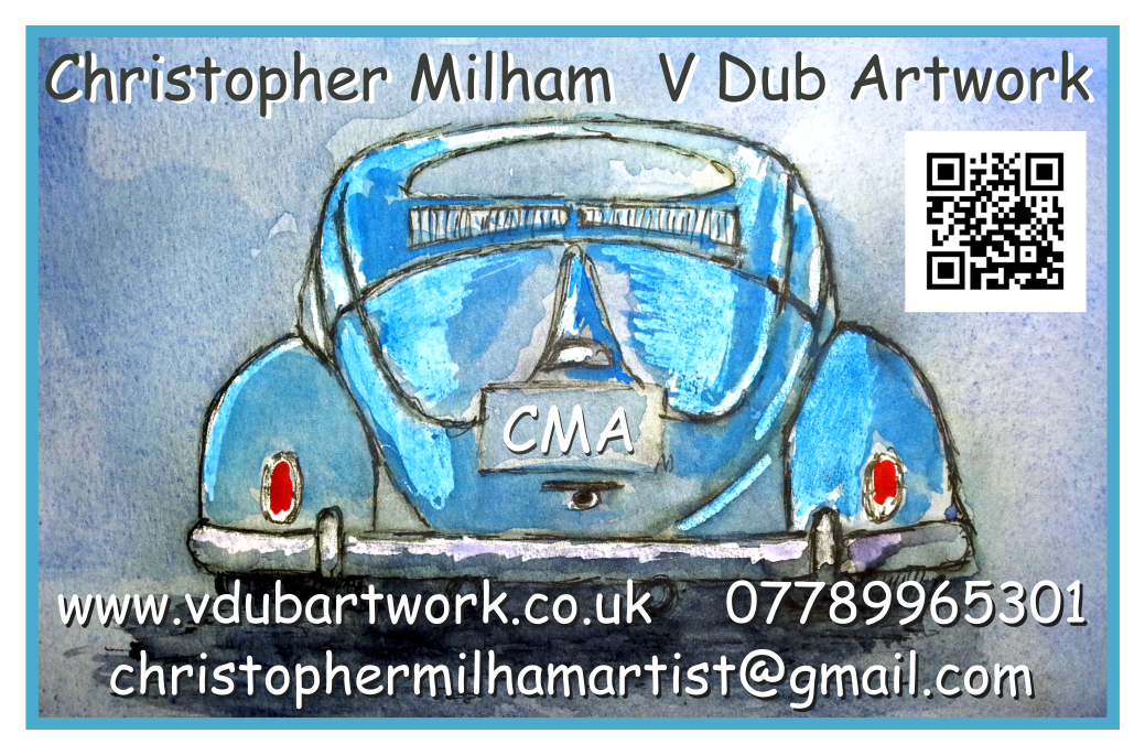 VDub Artwork Business Card with new QR Code