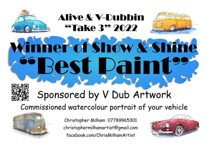 VDub Artwork sponsored the Show & Shine Class "Best Paint" at Alive & V-Dubbin 2022